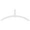 Ekena Millwork Archdale Architectural Grade PVC Gable Bracket, 84"W x 31 1/2"H x 2"D x 4"F, 9/12 Pitch GBP084X32X0204ARC00 - alternate 5